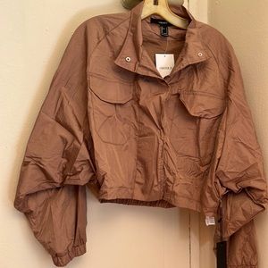 Tan forever 21 jacket size small
